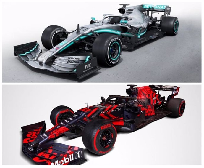 Nuevos coches de Mercedes y Red Bull para el Mundial 2019