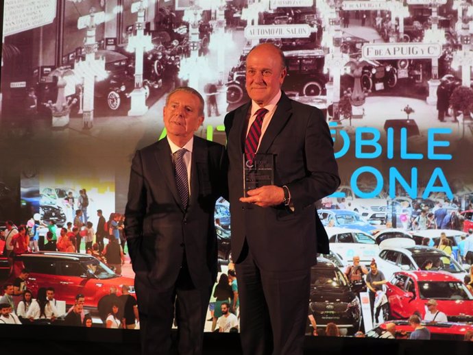 Javier Godó i Enrique Lacalle en els premis Cotxe de l'Any