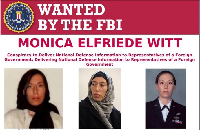 Monica Witt, agente de contrainteligencia de EEUU imputada por espiar para Irán
