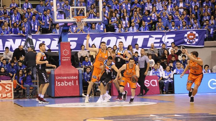 El escolta del Valencia Basket Rafa Martínez