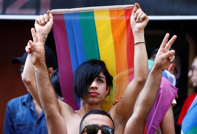Manifestación del orgullo gay en Estambul