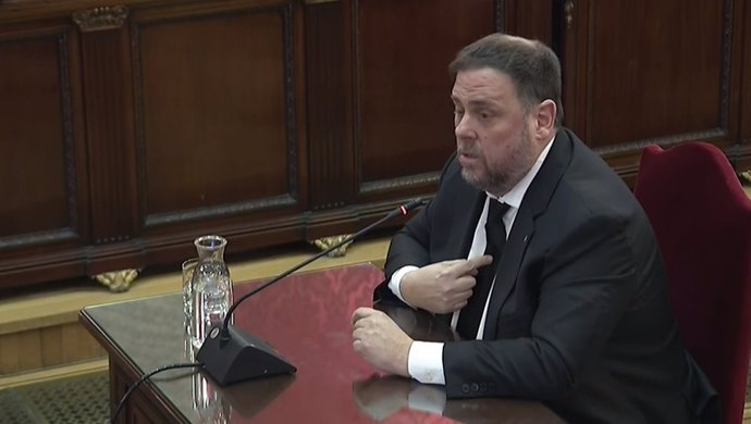 Interrogatori a Oriol Junqueras en el judici pel procés