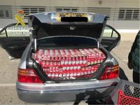 Tres detenidos en La Línea con 11.500 cajetillas de tabaco de contrabando en sus vehículos