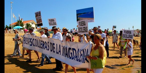 4. Salvar La Magdalena insta a desmantelar el espigón y seguir con los rellenos