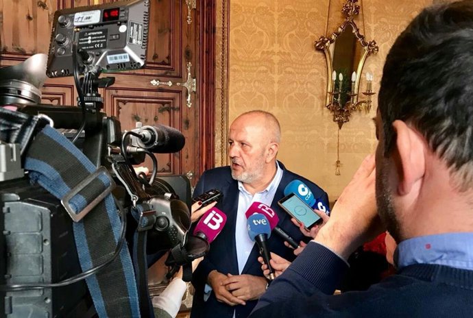 El candidato de MÉS per Mallorca al Parlament, Miquel Ensenyat