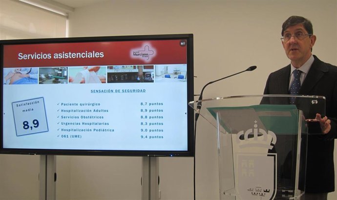 El Consejero De Salud, Manuel Villegas, Presenta La Encuesta De Calidad Percibid