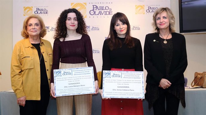 La UPO entrega los primeros premios en estudios de género e igualdad