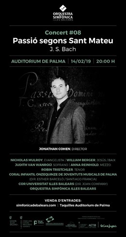 Cartell Vuit Concert la Simfnica