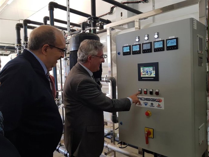 Olona en la Estación de Tratamiento de Agua Potable de Calamocha (Teruel)