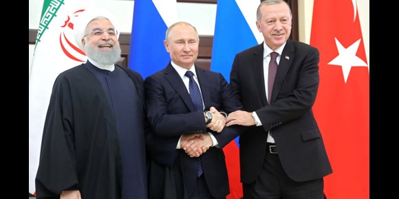 3. Putin defiende ante Erdogan y Rohani que no se puede tolerar la presencia terrorista en Idlib
