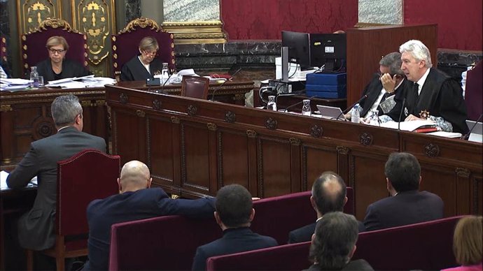 Interrogatorio a Joaquim Forn en el juicio por el procés