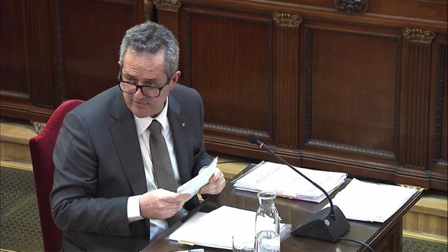 Interrogatorio a Joaquim Forn en el juicio por el procés