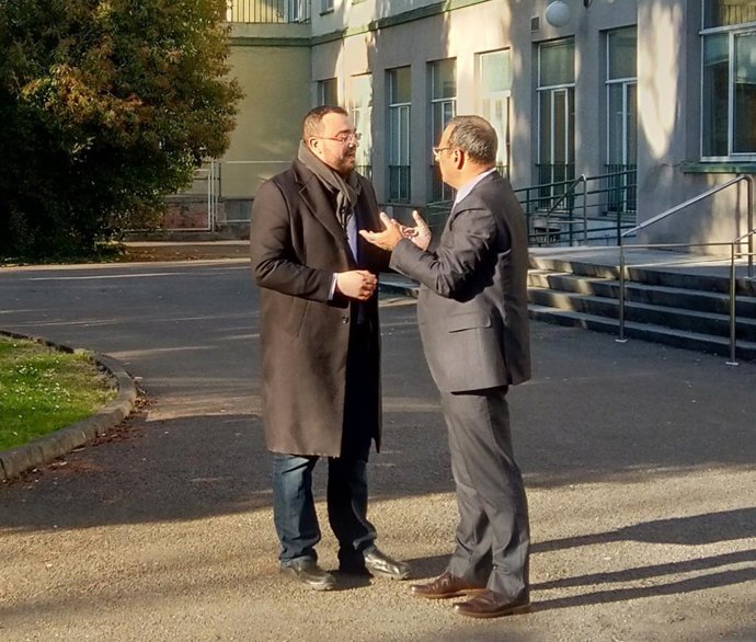 Adrián Barbón y Fernando Lastra