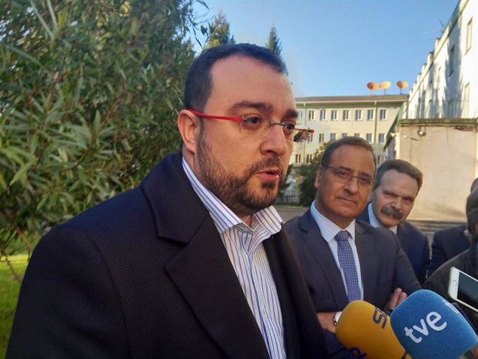 Adrián Barbón y Fernando Lastra