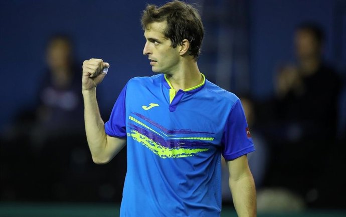 El tenista español Albert Ramos, en el Masters 1.000 de París