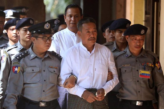 Kyi Lin y Aung Win Zaw, procesados por asesinar a un asesor de Aung San Suu Kyi