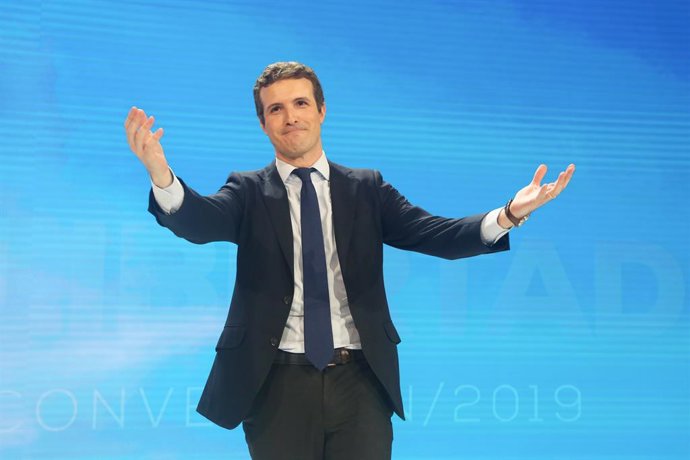 El president del PP Pablo Casado (foto d'arxiu)