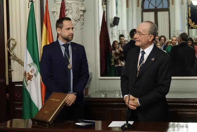 Luis Verde toma posesión como concejal del Ayuntamiento de Málaga