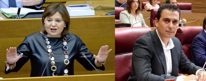 Isabel Bonig (PPCV) y Toni Subiela (Cs)