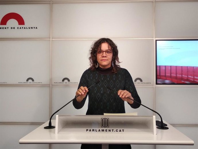 La diputada de la CUP Natlia Snchez