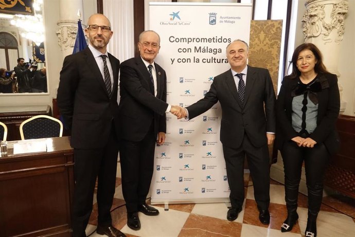 Málaga y "la Caixa" hacen balance de actividad