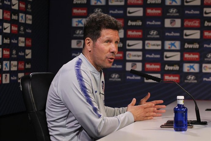 Soccer: La Liga - Training day -Atletico de Madrid 