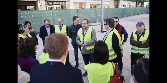 5. Las obras de la Metroguagua de Las Palmas de Gran Canaria avanzan en los plazos previstos en Mesa y López