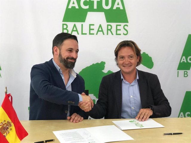 Santiago Abascal y Jorge Campos