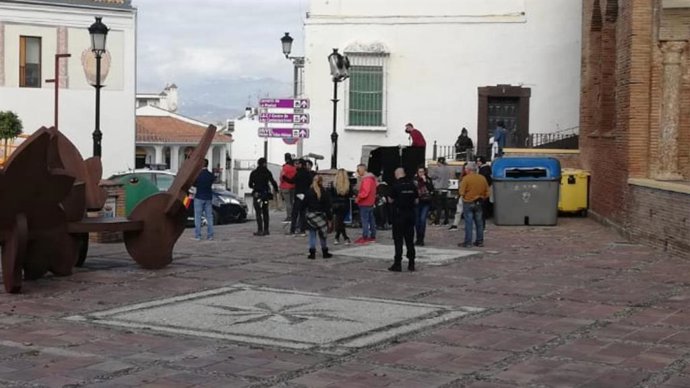 Rodaje de la serie 'Toy Boy' en Vélez-Málaga