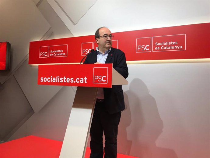 El primer secretario del PSC, Miquel Iceta