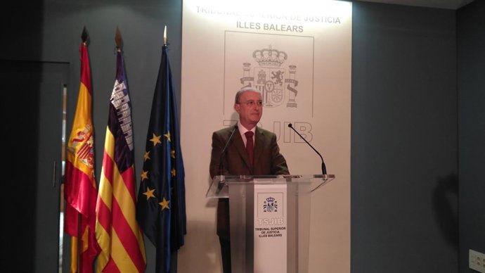 El president del Tribunal Superior de Justícia de Balears, Antoni Terrassa