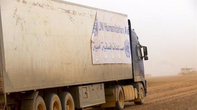Convoy de ayuda de la ONU a Rukban