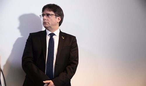 Carles Puigdemont press conference in Berlin