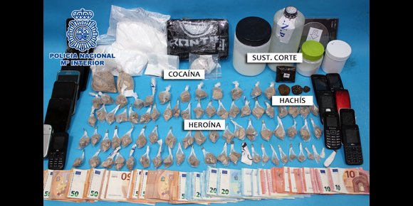 3. La Policía da por desmantelado un grupo dedicado a la recepción y distribución de drogas en poblados marginales