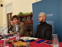 ERC y PDeCAT critican el veto de Tajani a la conferencia de Puigdemont y Torra