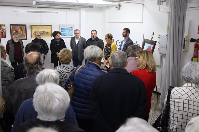 Inauguración de las 75 obras seleccionadas en artes plásticas en el Certamen de 
