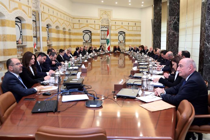 First cabinet meeting of Lebanese National Unity government