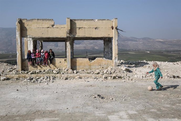 Escuela de Idlib, Siria
