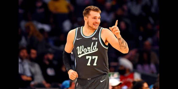 8. Doncic deslumbra en el partido de futuras estrellas del 'All Star'