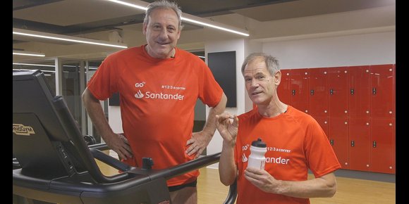 9. Fermín Cacho, ante el reto de terminar el Maratón de Sevilla con 50 años con la ayuda de Abel Antón