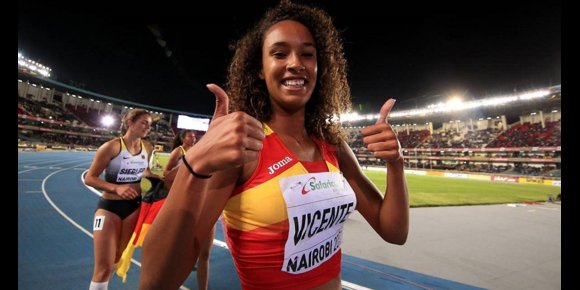 7. María Vicente, récord de España absoluto de pentatlón con 4.412 puntos
