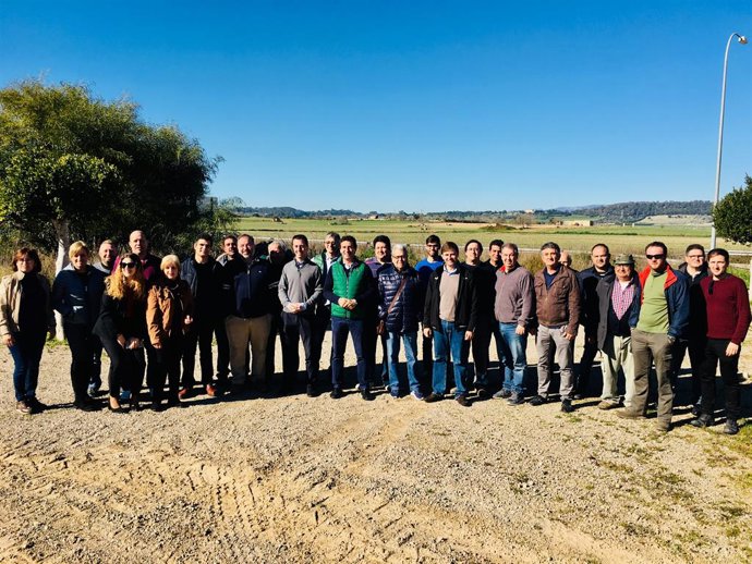 El candidat del PP en Balears al Parlament, Biel Company, en un acte en María 