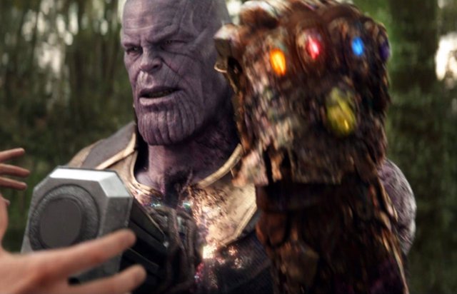 Thanos en Vengadores: Infinity War