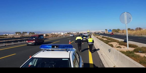 1. Herida tras dar varias vueltas de campana con el coche en la V-21