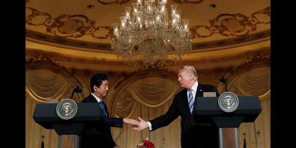 4. Shinzo Abe nominó a Trump para el Premio Nobel de la Paz a petición de la Casa Blanca, según medios