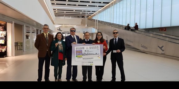5. El Aeropuerto Internacional Región de Murcia protagoniza el cupón de la ONCE de este lunes