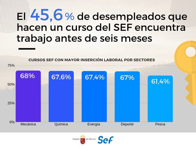 Gráfico de los Cursos