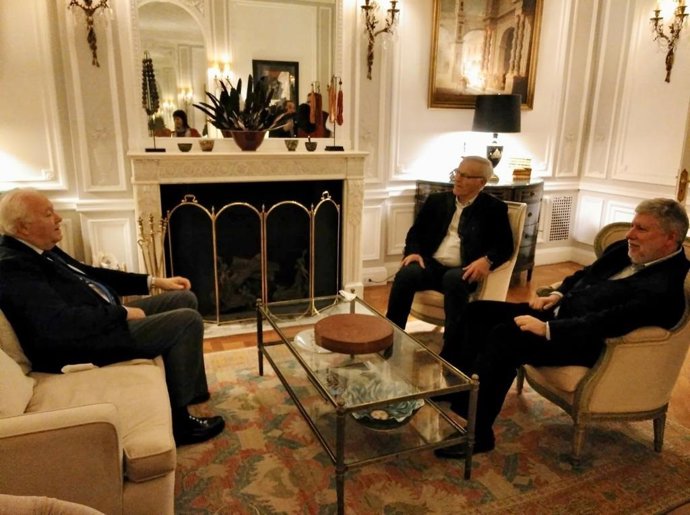 Joan Ribó se reúne con el embajador en Naciones Unidas, Agustín Santos Maraver