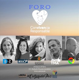 Valladolid.- Cartel Foro 'Convivencia Responsable