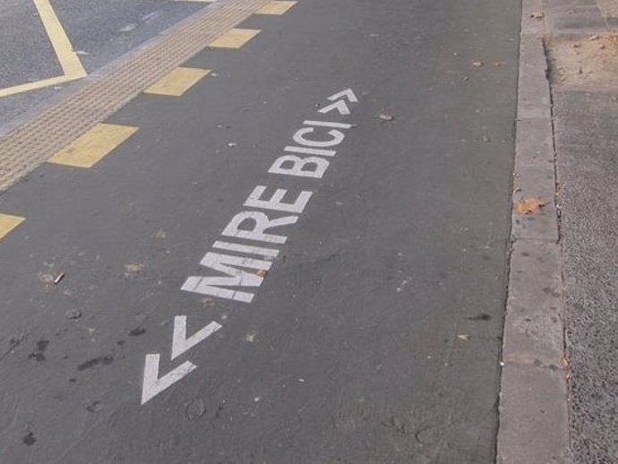 Trazaado de un Carril bici 